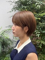 フゾンカウチ(fuzon kauti) ダークパープル/ナチュラルショート/ミルクブラウン/夏/北池袋