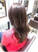 ハイライト/モテ髪カタログ/小顔/大人可愛い/ひし形/西宮