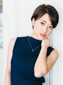 大人女子☆小顔ショートボブ