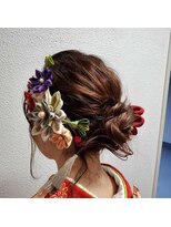 ヘアアンドメイク イムス(hair&make imus) 大人気☆ルーズシニヨンヘア