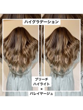 チョビー 銀座(chobii) [桜井]ハイライトグラデーショングレージュカラー イルミナ