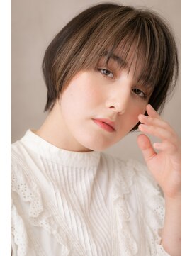 カバーヘア ブリス 戸田公園西口店(COVER HAIR bliss) 外国人風オリーブアッシュxポイントカラーY戸田公園10代20代30代