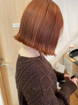 ジーナ 博多(Zina) 【Zina】Aラインボブ/カシスブラウン/透明感/20代30代40代