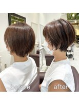 アンサム 三軒茶屋(UNSOME)&nbsp;１センチのカットで変わるショートボブ/豊岡