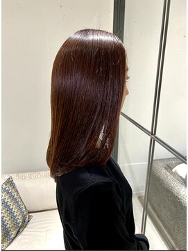 サルファ ヘアデザイン 名古屋 丸の内(S.ALPHA HAIR DESIGN) ナチュラルブローストレート