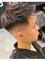 フランクスバーバーリザーブ 人形町店(FRANK’S BARBER RESERVE) ハイスキンフェードアイロンパーマアップバングS