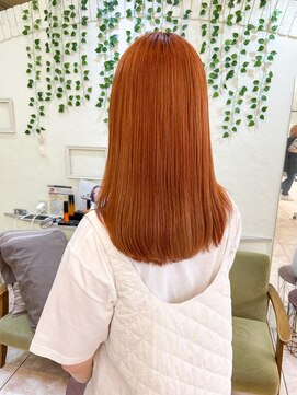 ヴィサージュファイン(VISAGE fine) アプリコットオレンジ　オレンジ　ブリーチ　カラー