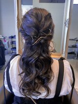 アイボリードット(ivory.)&nbsp;ゆるふわハーフアップ