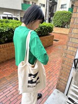 オアシス ガーデン 大宮店(Oasis GaRDEN)&nbsp;ブルーブラック×タイトボブ