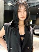 シティ(CITY)&nbsp;韓国ヘア レイヤーカット 透明感 グレージュ 顔まわり 井坂