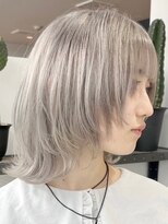 ウィコ 新宿(WICO) wolf cut × silver [新宿駅/グレーベージュ/黒髪]