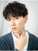 流行のツイスパでリラクシー束感!マッシュパーマD南越谷