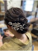 結婚式参列ヘアセット