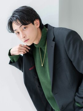 ジョイン ラックスビー 京都店(JOYN LUXBE) スーツ短髪ツーブロック束感モテる黒髪シークレットパーマ流行