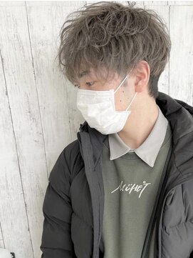 ラテ(latte) マッシュ×アッシュグレー