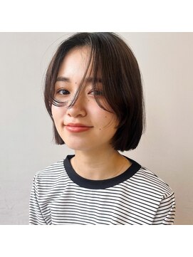 ラフ フロム ガーデン(Laf from GARDEN) ボブ/レイヤーカット/オリーブベージュ/髪質改善/韓国風