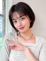 アフロート ディル(AFLOAT D'L)&nbsp;20代30代大人かわいい前髪ありのマッシュショート