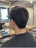ダウンパーマニュアンスパーマセンターパートコンマヘア髪質改善