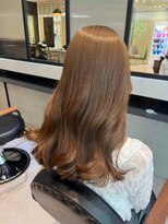 ダブル(W)&nbsp;ピンクブラウン/ロングウェーブ