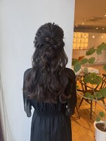 ルッツ(Lutz. hair design)&nbsp;ハーフアップ 30分でできます！
