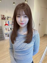 ユーフォリア 青山(Euphoria)&nbsp;20代30代40代◎韓国ヘアー顔周りレイヤー似合わせカットロブ