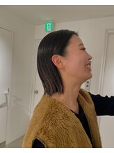 エンドリンク(endlink) マッシュウルフミディアムレイヤーボブ前下がりボブ小顔ワンレン