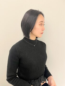 トンネルヘアー(Tunnel hair) レイヤーボブ