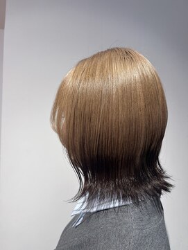 アヴァンス 広島本通店(AVANCE.) ミルクティー ×  ブラウンエンドカラー