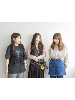 《経験豊富なスタッフ在籍◎》ざっくりしたイメージから理想を汲み取る、柔らかい接客で相談しやすい♪