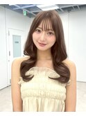 レイヤーロング美髪くびれワンカールシルキーグレージュ