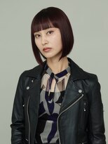 ピークアブー 原宿ハラカド(PEEK-A-BOO) くせ毛多毛ボブショート前下がりモードワイドバングかっこいい