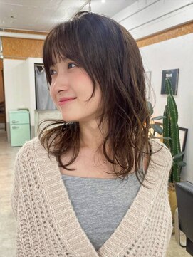 ポーチバイハニー オモテサンドウ(PORCH by HONEY omotesando) ハッシュカットレイヤー/デジタルパーマ/チョコレートブラウン3