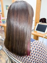 チームボス(Team BOSS)&nbsp;艶髪×美髪　ナチュラルハイライト　インナーカラー