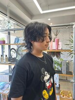 シーソー(SEE-SAW) ミディアムウルフ×パーマ