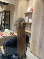 ソルビア ヘアセット(solvia)&nbsp;カチモリハーフアップ
