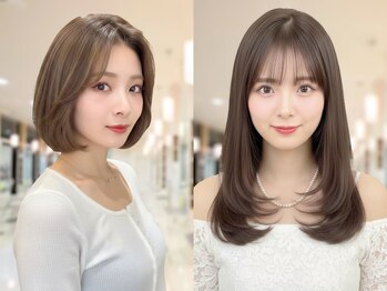アイコニック 日進梅森台店(ICONIQ)の写真/【カラーエステへグレードアップ無料★カット+カラー7700円】本気の髪質改善を体感してみませんか？