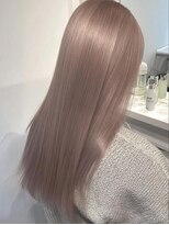 ネハス 名古屋栄店(nehus.)&nbsp;ミルクティー/ブリーチカラー/ウルフカット/レイヤーカット