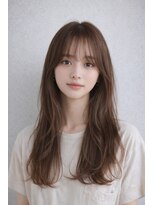 ガーディナ(Gardina)&nbsp;ベージュブラウン韓国風ヘア髪質改善　顔周りカット透明感カラー