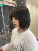 ロンドルピナス 小倉(Lond Lupinus)&nbsp;縮毛矯正/ワンホンレイヤー/ミルクティーブランド/ダークブルー