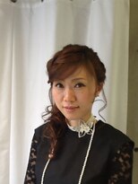 マニス(manis) 編み込みセットスタイル結婚式 二次会 お呼ばれヘア20代30代40代