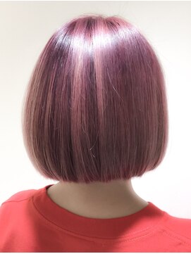 プログレス 中野店(PROGRESS) ブリーチ×オンカラー（ピンク系）