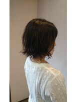 モップアップ(Mop up)&nbsp;ゆるふわパーマで軽やかボブスタイル