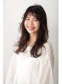 ゆるふわ大人可愛い♪ロングパーマミルクティーベージュ