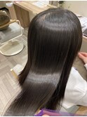 【艶髪ストレート】【傷ませない艶髪矯正】
