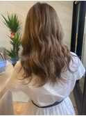 ＊韓国風ムルギョル巻きカット！ブリーチあり透明感カラー