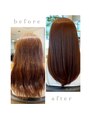 モッズヘア 福山店(mod's hair) 髪質改善トリートメントでの仕上がりです。