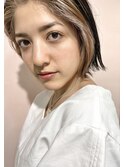 かきあげstyling★前髪インナーカラーボブ