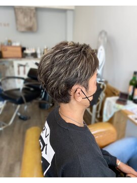 トルチェ(toRtue) メンズメッシュ ホワイトメッシュ グレーカラー