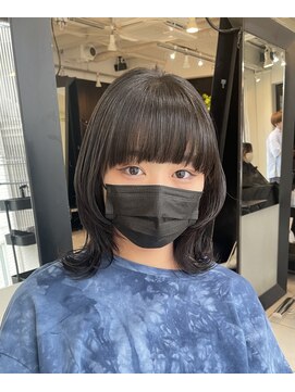 アクアオモテサンドウ(ACQUA omotesando) ＊ネオウルフカット！黒髪暗髪ミディアムウルフレイヤーカット！