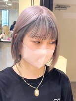 ベレーザ 渋谷(BELEZA)&nbsp;2418外国人風カラーエギュモリフリンジバングハイトーンカラー